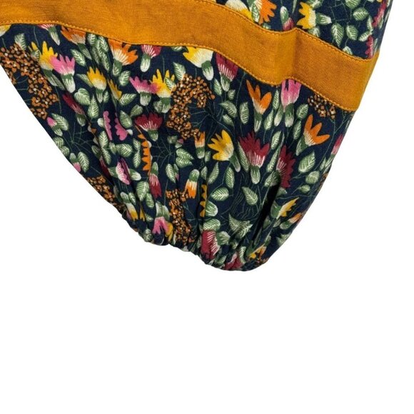 Matilda Jane Moments With You At The Pumpkin Patch Top SM Multicolor Floral EUC - Picture 3 of 8